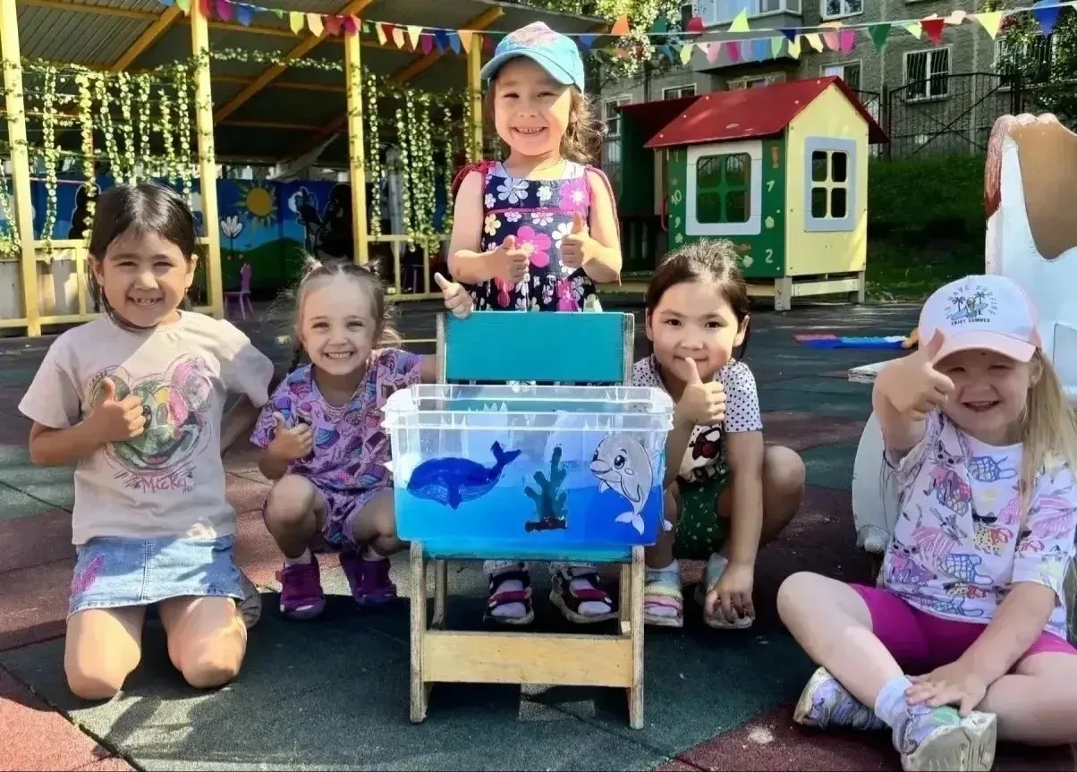 🐳🐋🐬23 июля ребята группы "Светлячки" сказали «Спасибо!» самым загадочным существам планеты. В чес