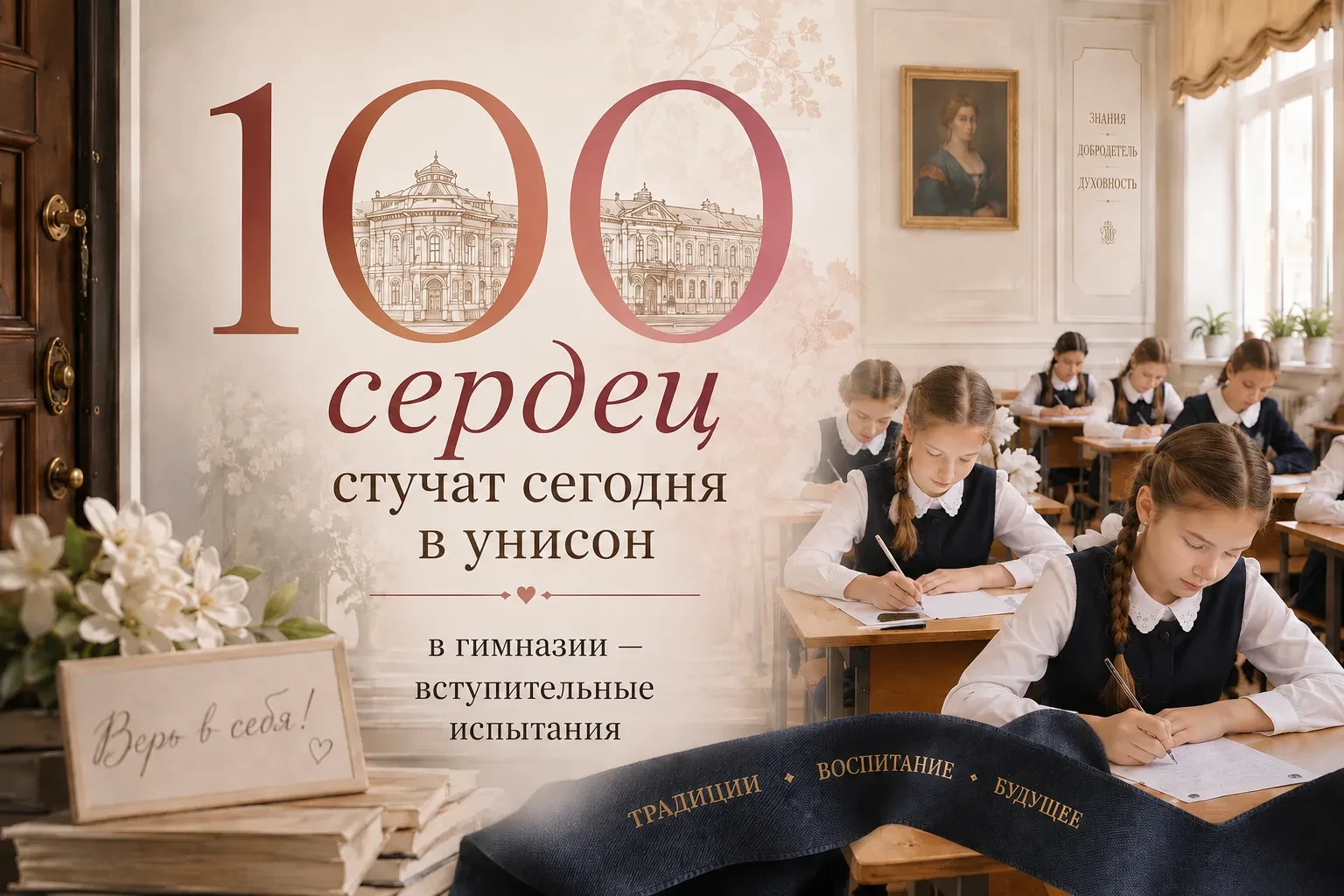 100 сердец стучат в унисон: в гимназии — вступительные испытания

В Красноярской Мариинской женской 