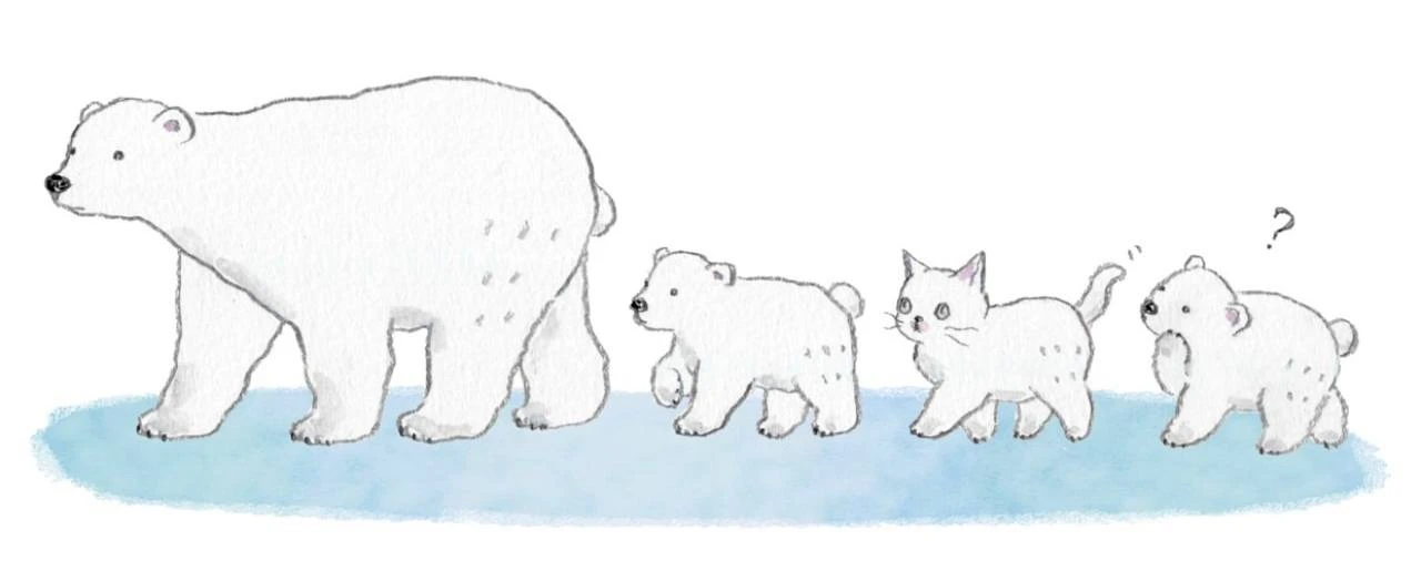 Доброе утро всем белым медвежатам!🐻‍❄️