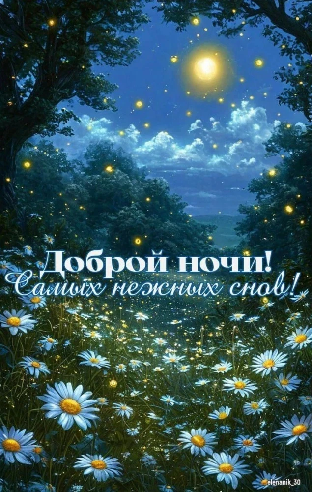 Спокойной ночи 🫶

Желаю хорошо выспаться, восстановить силы и встретить новый день с лёгкостью и пр