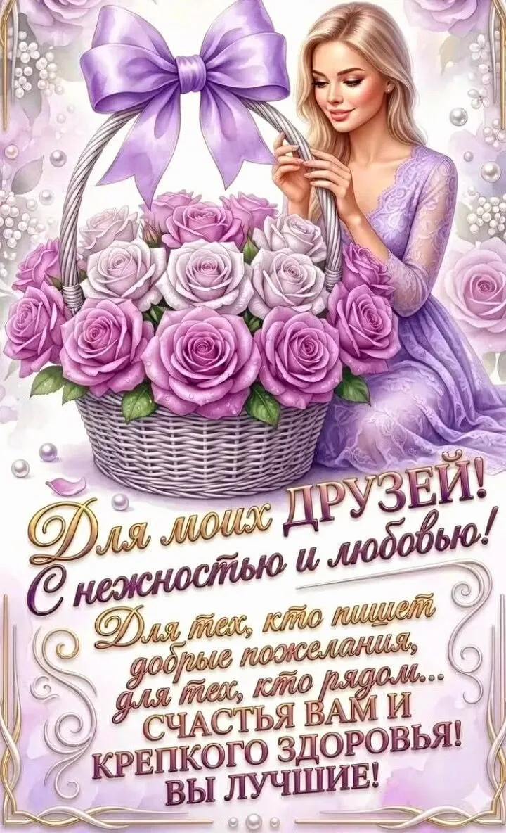 🌹😘 С Днём дружбы! Поздравляем!