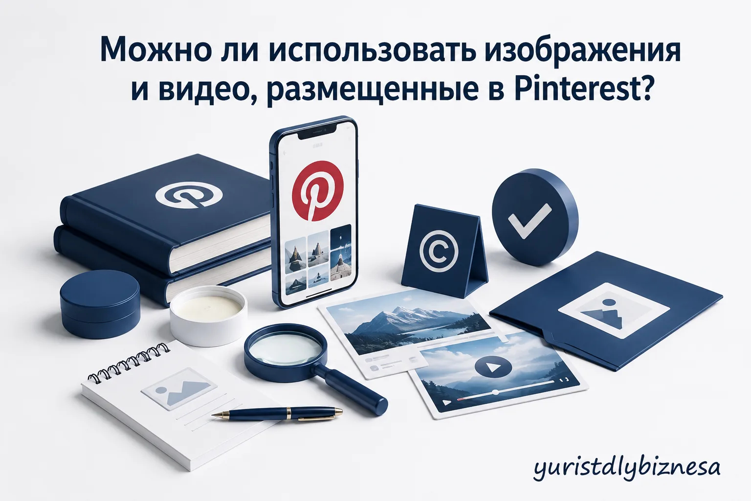 Можно ли использовать изображения и видео, размещенные в Pinterest?

Pinterest давно стал одним из с
