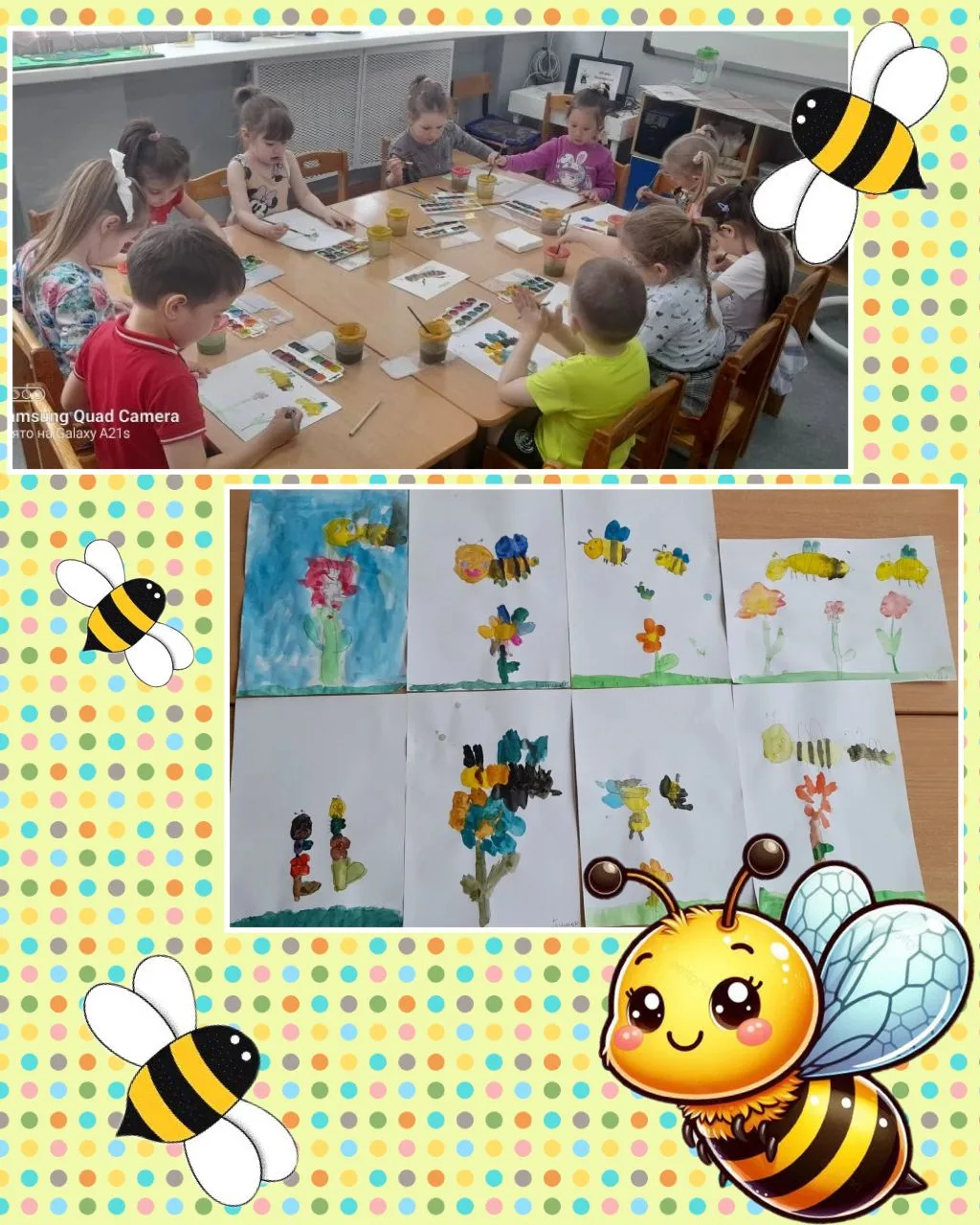 Рисование в средней группе "Пчёлы" 🐝
Воспитатель Абраменко Мария Владимировна🌸