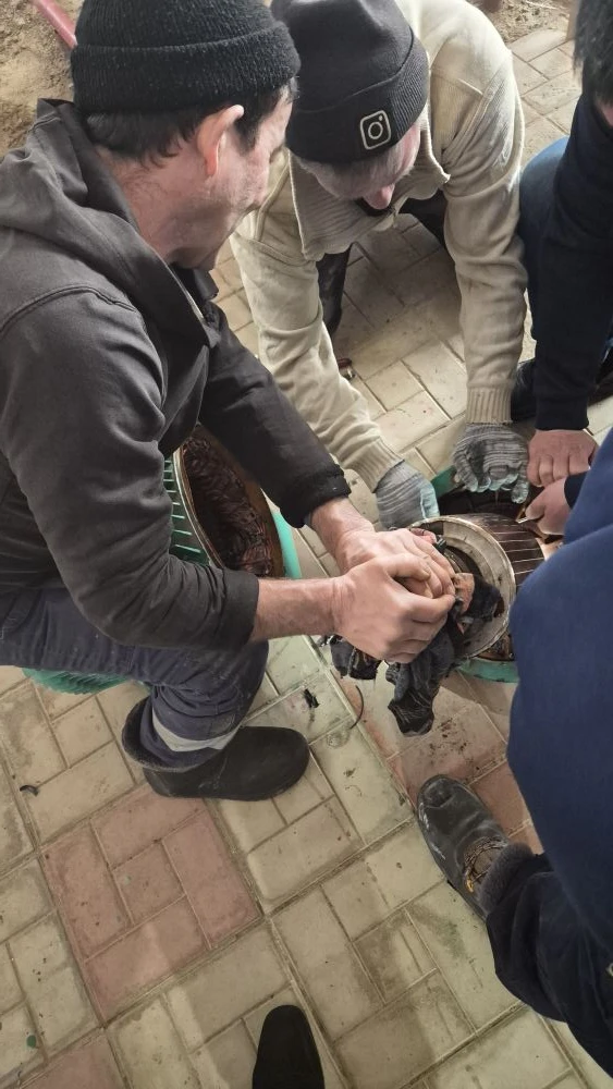 Замена подшипников на сетевом насосе на Котельной 2 по ул.Северная.Будет кратковременно...