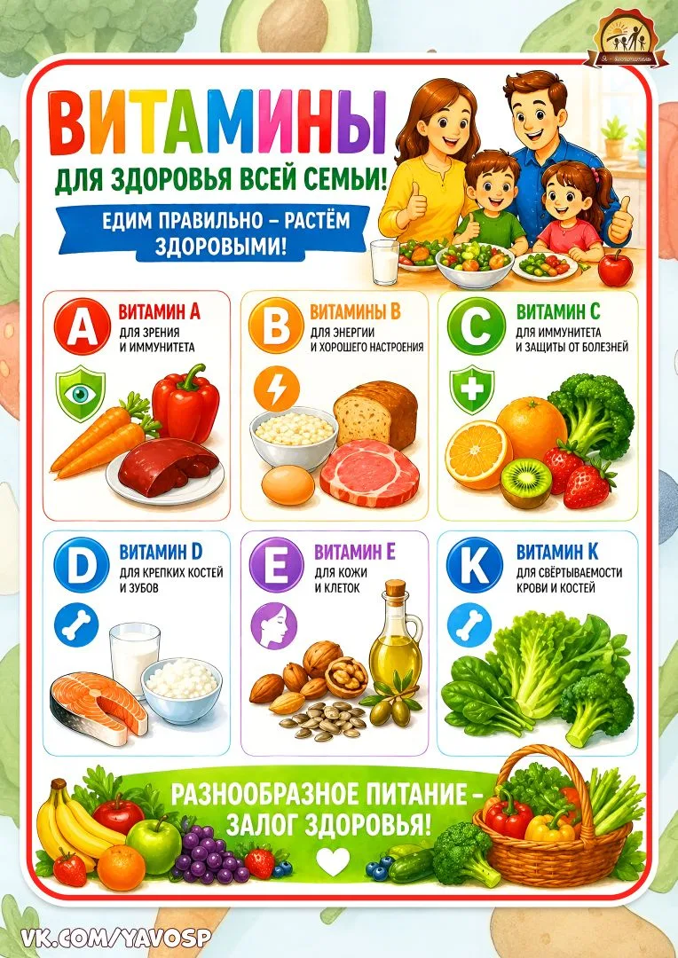 Памятки для родителей о здоровом питании и питьевом режиме дошкольников
для родительского