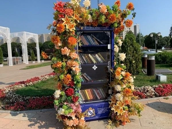 В центре Курска установили нарядную точку книгообмена

На Театральной площади Курска появилась точка