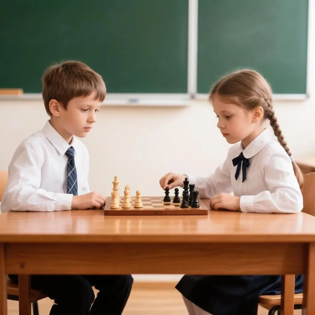 ♟️Приглашаем на школьный турнир по шахматам!