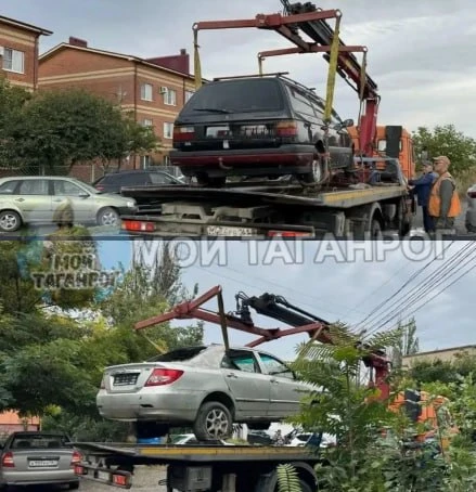 Выполнена эвакуация брошенных транспортных средств по адресам: ул. Чехова, 335 и пер. 1...