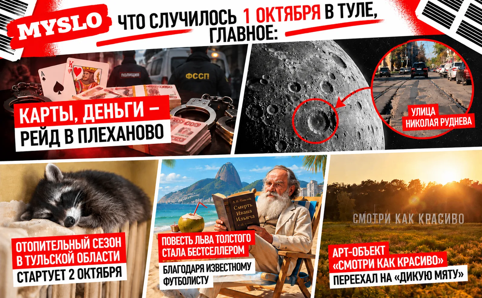 Что случилось 1 октября в Туле, главное:
