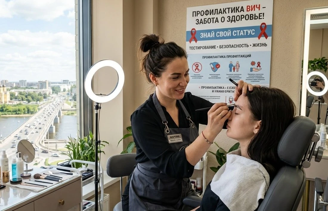 Нижегородских бьюти-мастеров приглашают на бесплатный курс по профилактике ВИЧ  Обучение проводят АН
