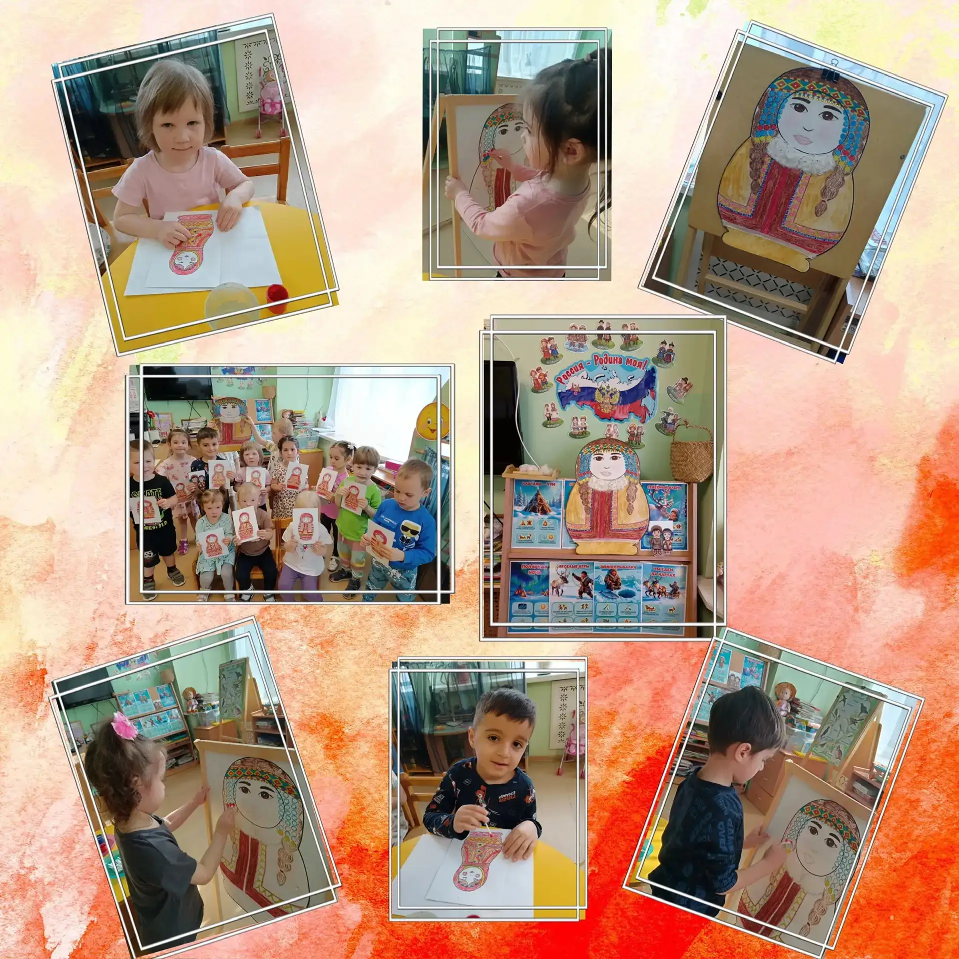 Ребята из группы 🎨 «Капитошки» продолжают знакомство с ненецким народом. Они рисовали ...