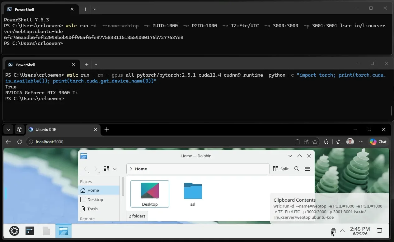 Microsoft запустила тестирование Linux-контейнеров в WSL (wslc) с virtiofs и новым сете...