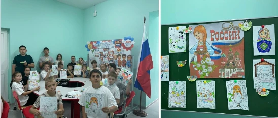 ВЫСТАВКА «Рисуй, Россия!»12 июня - День России. В преддверии праздника советник директора по воспита
