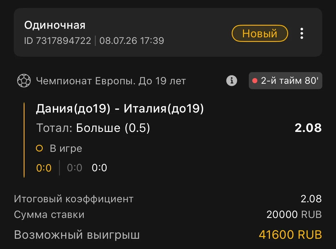 Чемпионат Европы ⚽️