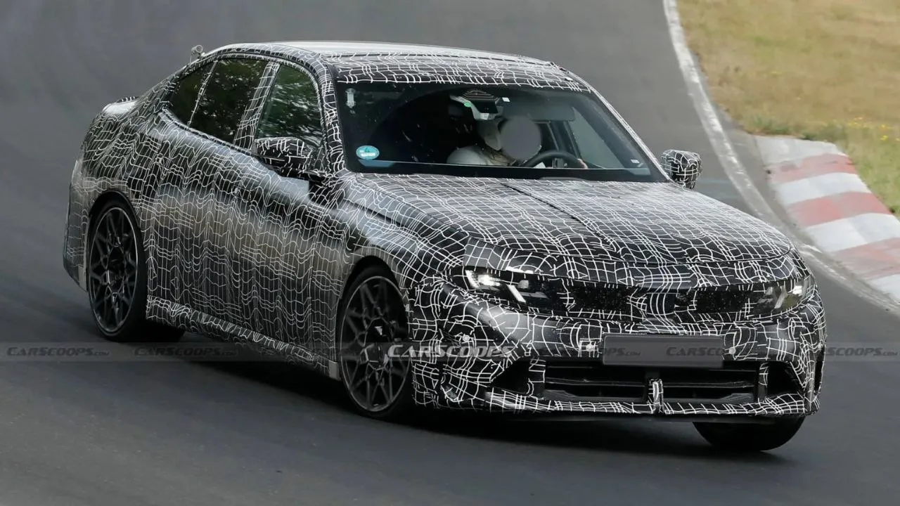 Новую BMW 3-Series G50 в версии M350 почти полностью рассекретили — спортивный седан заметили на тес