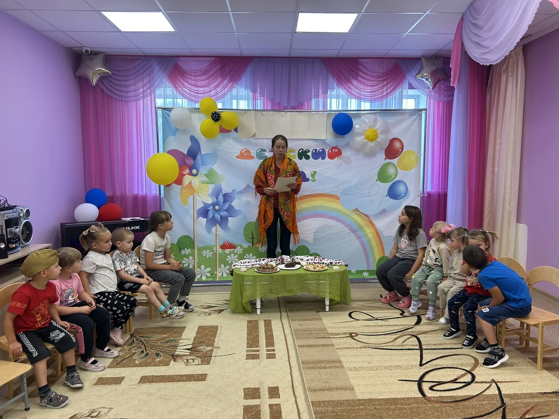 В нашем детском саду прошёл весёлый праздник, посвящённый Ореховому Спасу! 🌰