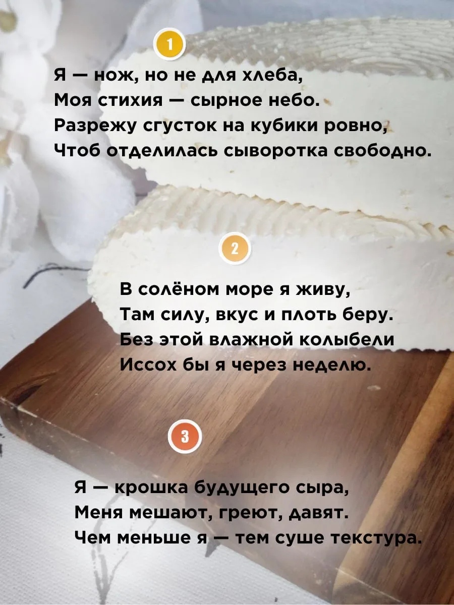 🧀 СЫРНЫЕ ЗАГАДКИ  Мы зашифровали в загадках слова из мира сыроделия: это могут быть и процессы, и ин