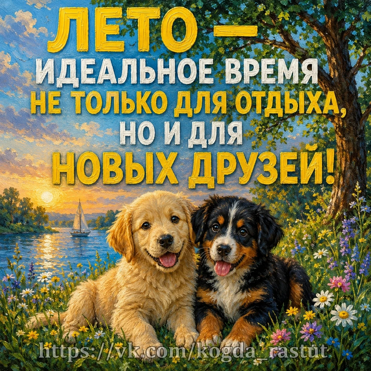 ☀ Лето — идеальное время не только для отдыха, но и для новых друзей!