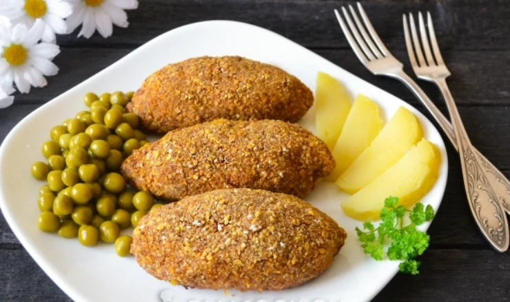 🍗 Котлеты по-киевски в духовке – сочные, хрустящие и полезные!💥