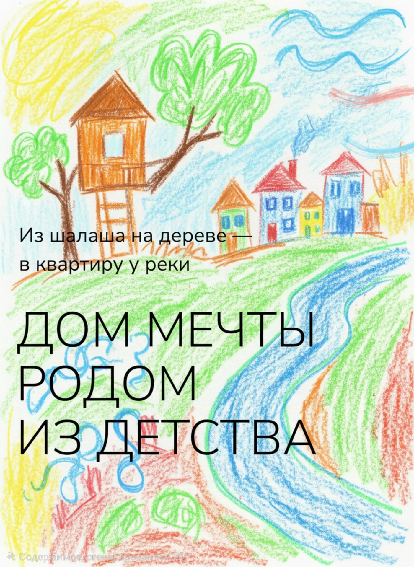 🏘️ Из шалаша на дереве — в квартиру мечты у реки!