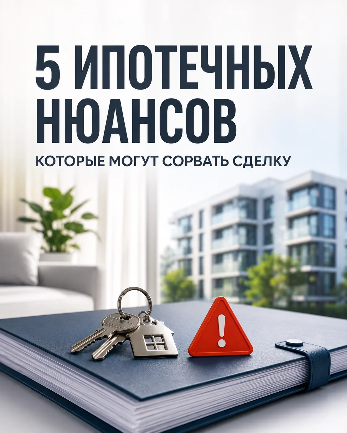 🏦 Пять ипотечных нюансов, о которых покупатели часто узнают слишком поздно
