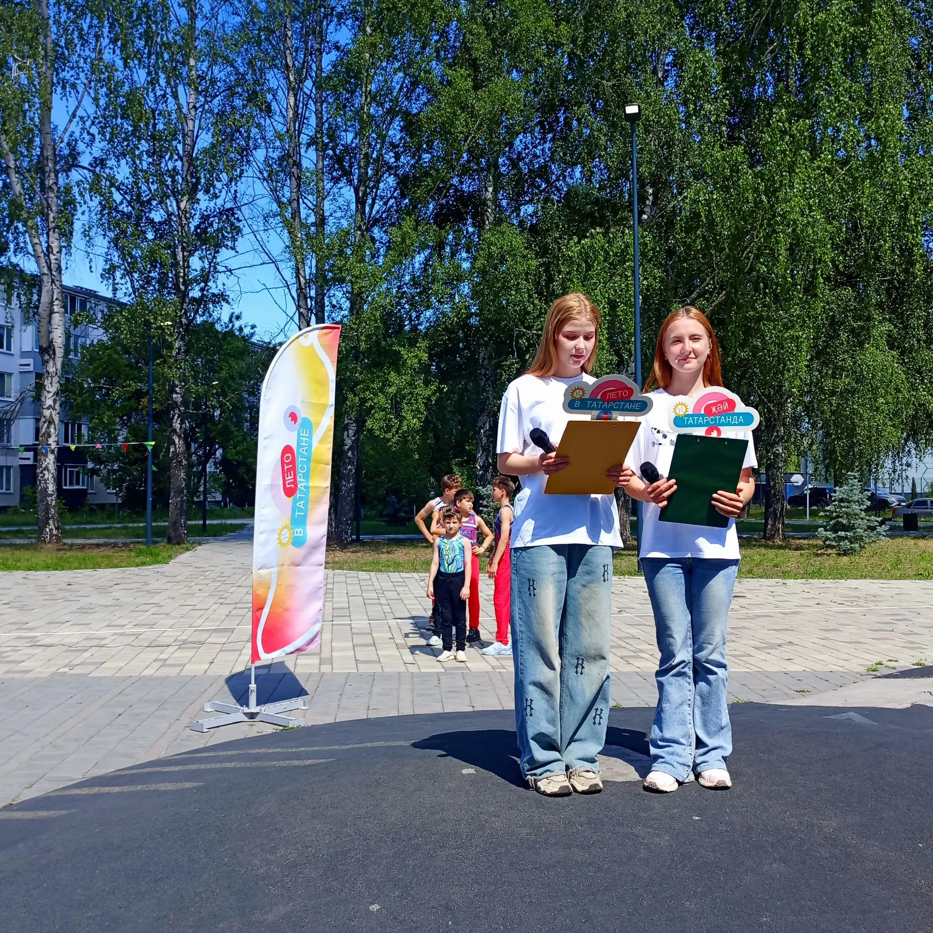 Спортивный Фестиваль "Энергия Победы " в рамках проекта "Лето в Татарстане" прошло сегодня в сквере 
