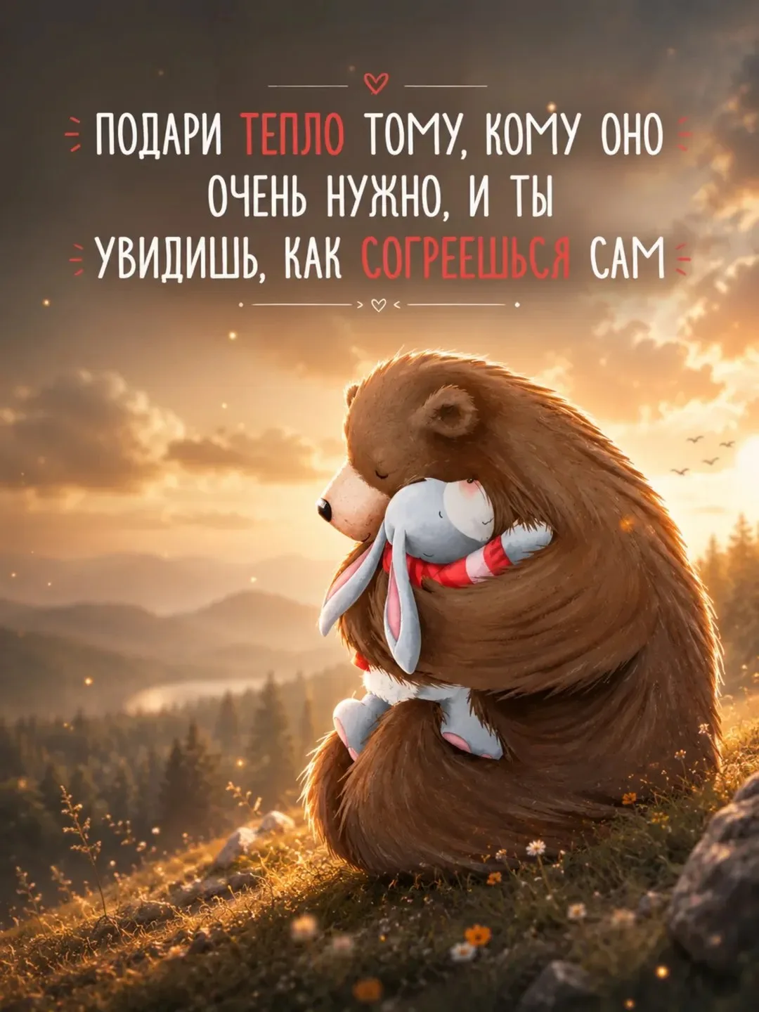 Иногда, чтобы согреться самому, не нужен плед или горячий чай. Достаточно простого чело...