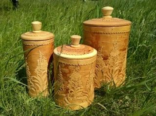 Туески практичны на кухне и радуют глаз)