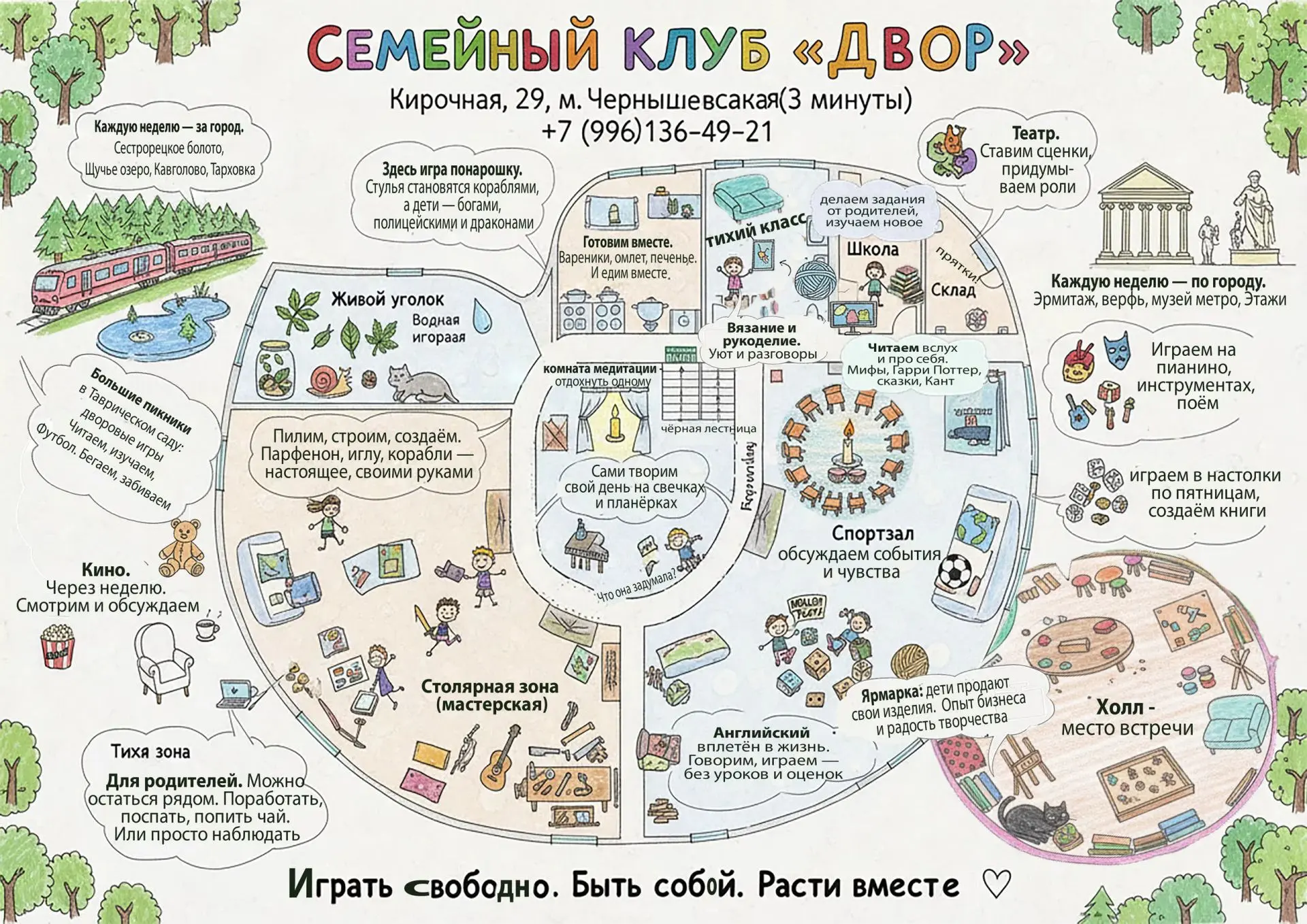ДЕНЬ ОТКРЫТЫХ ДВЕРЕЙ В НОВОМ НЕОБЫЧНОМ ПРОСТРАНСТВЕ У МЕТРО ЧЕРНЫШЕВСКАЯ 🤍