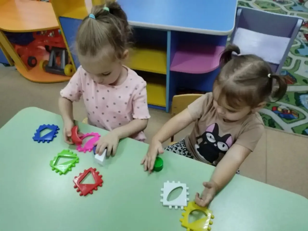 Свободные игры детей в детском саду "Ромашка"🌼🌼🌼