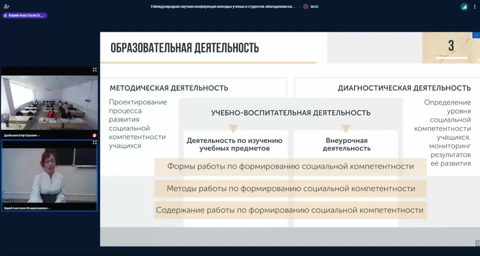 👩🏻‍🎓 Доклады молодых исследователей института дефектологического образования и реабилитации представ