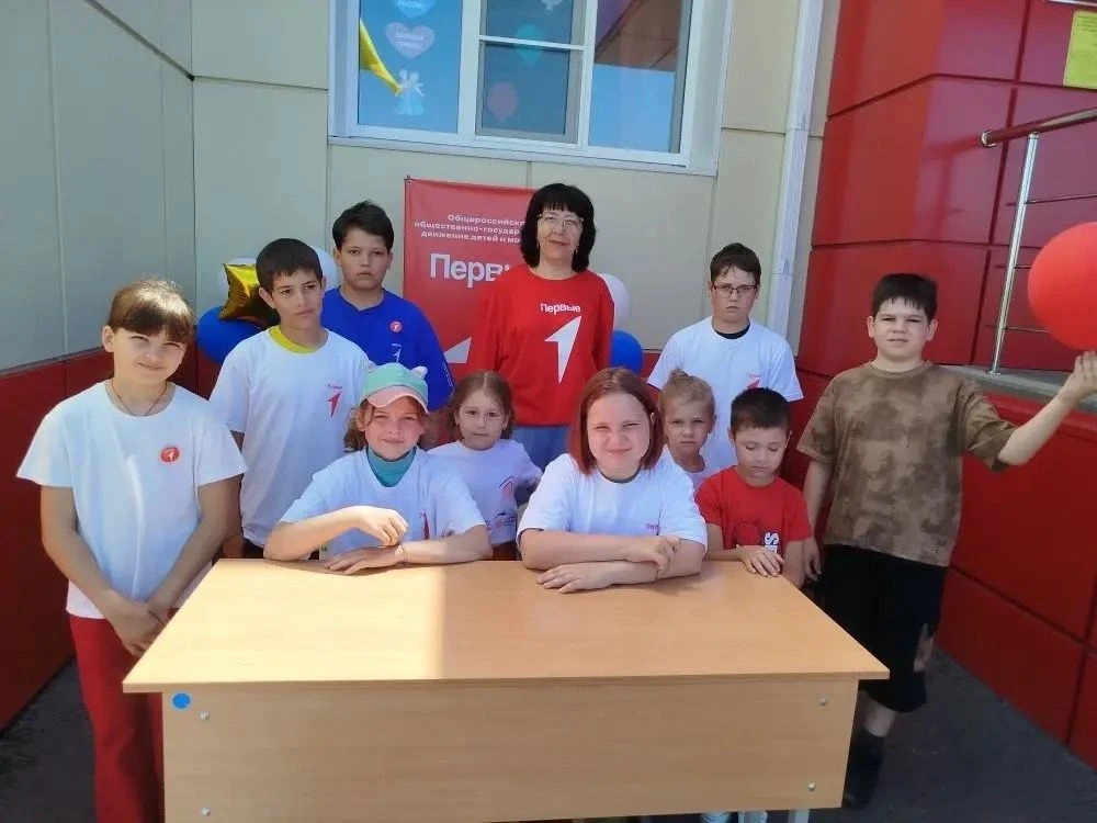 В нашем лагере прошел День движения «Первых»! Активисты движения провели для ребят увлекательный кве