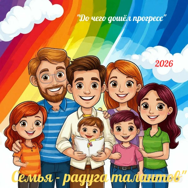 ✨Приглашаем семьи к участию в фестивале «Семья — радуга талантов» на тему: «До чего дош...