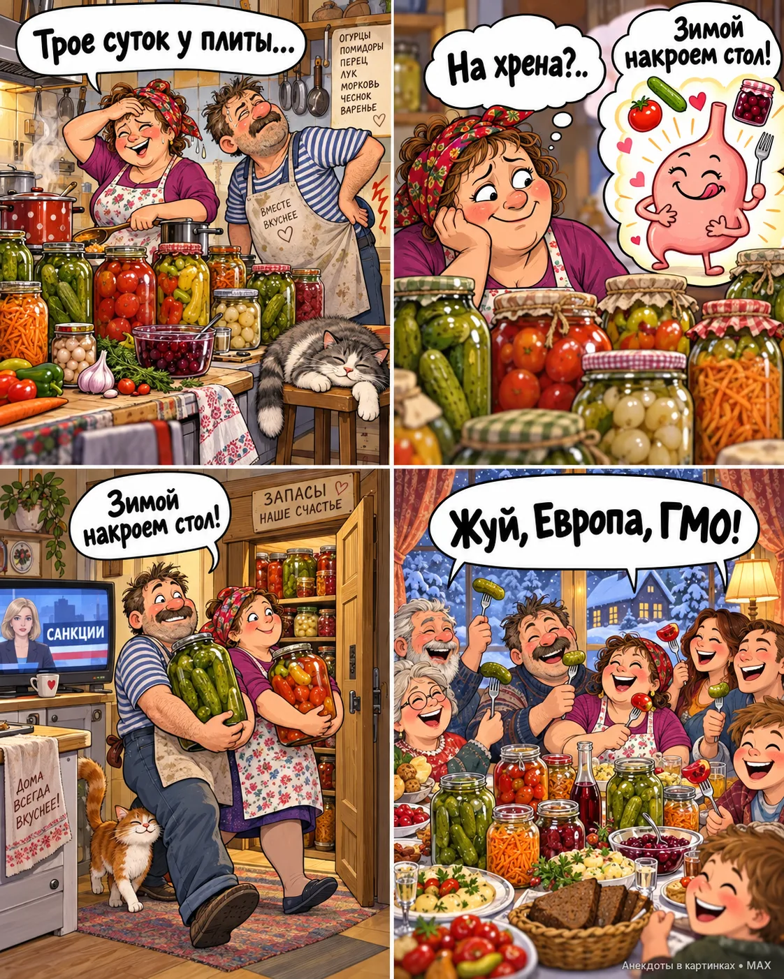 Трое суток у плиты: