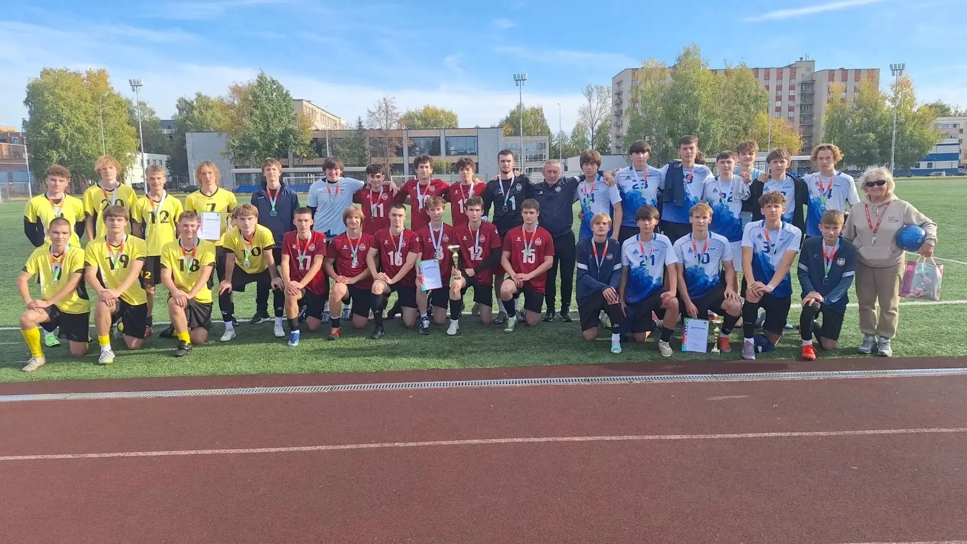 Сегодня в СК «Сибур Арена НК» прошло Первенство города Нижнекамска по футболу среди сту...