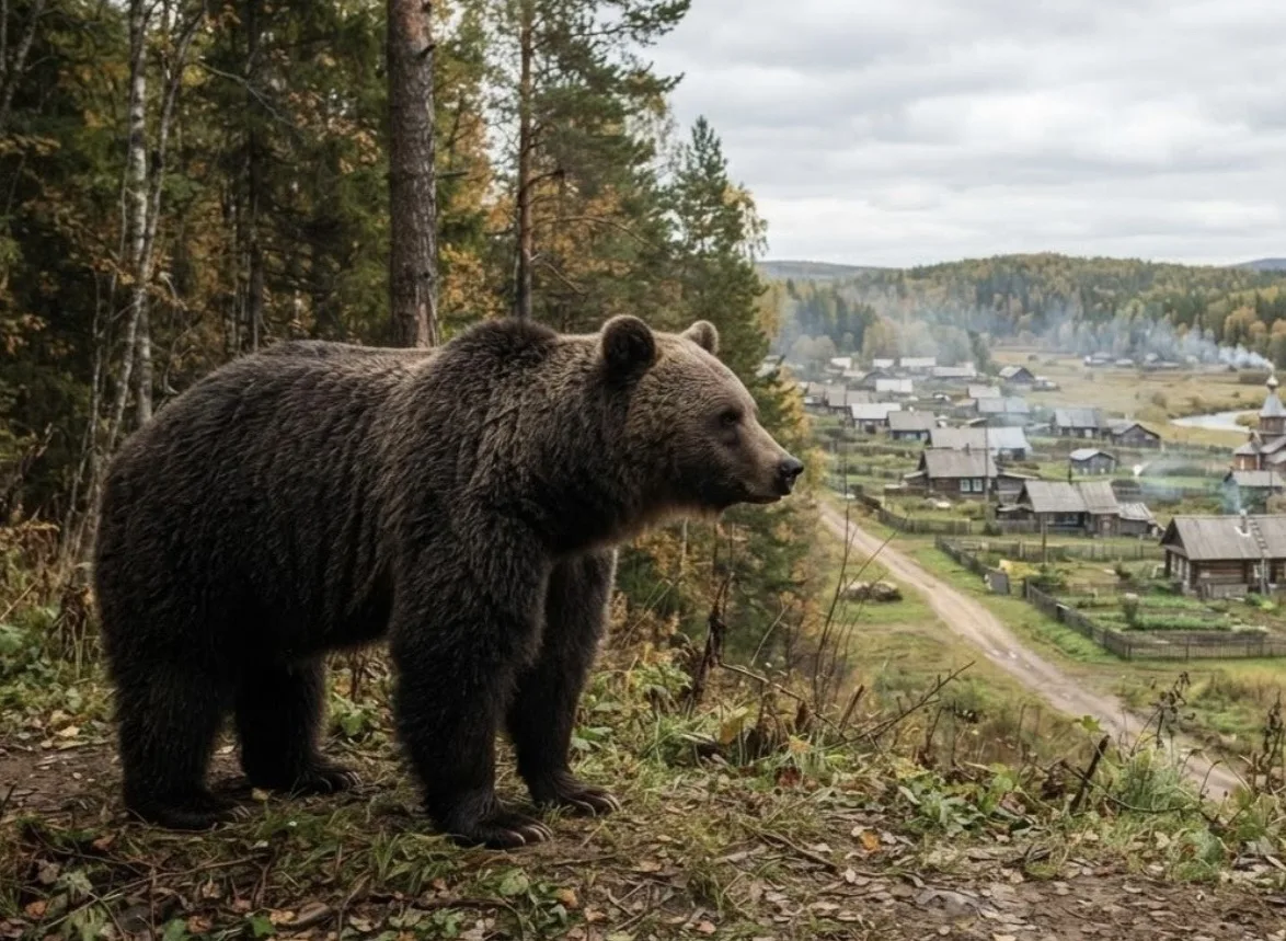 🐻🚨 МЕДВЕДЬ ДЕРЖАЛ В СТРАХЕ ЦЕЛЫЙ ПОСЁЛОК В ПРИАМУРЬЕ