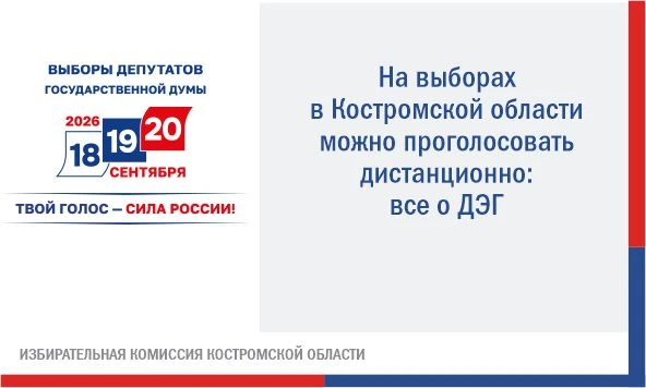 ✅ Начался прием заявлений на участие в дистанционном электронном голосовании. Для жителей нашего рег