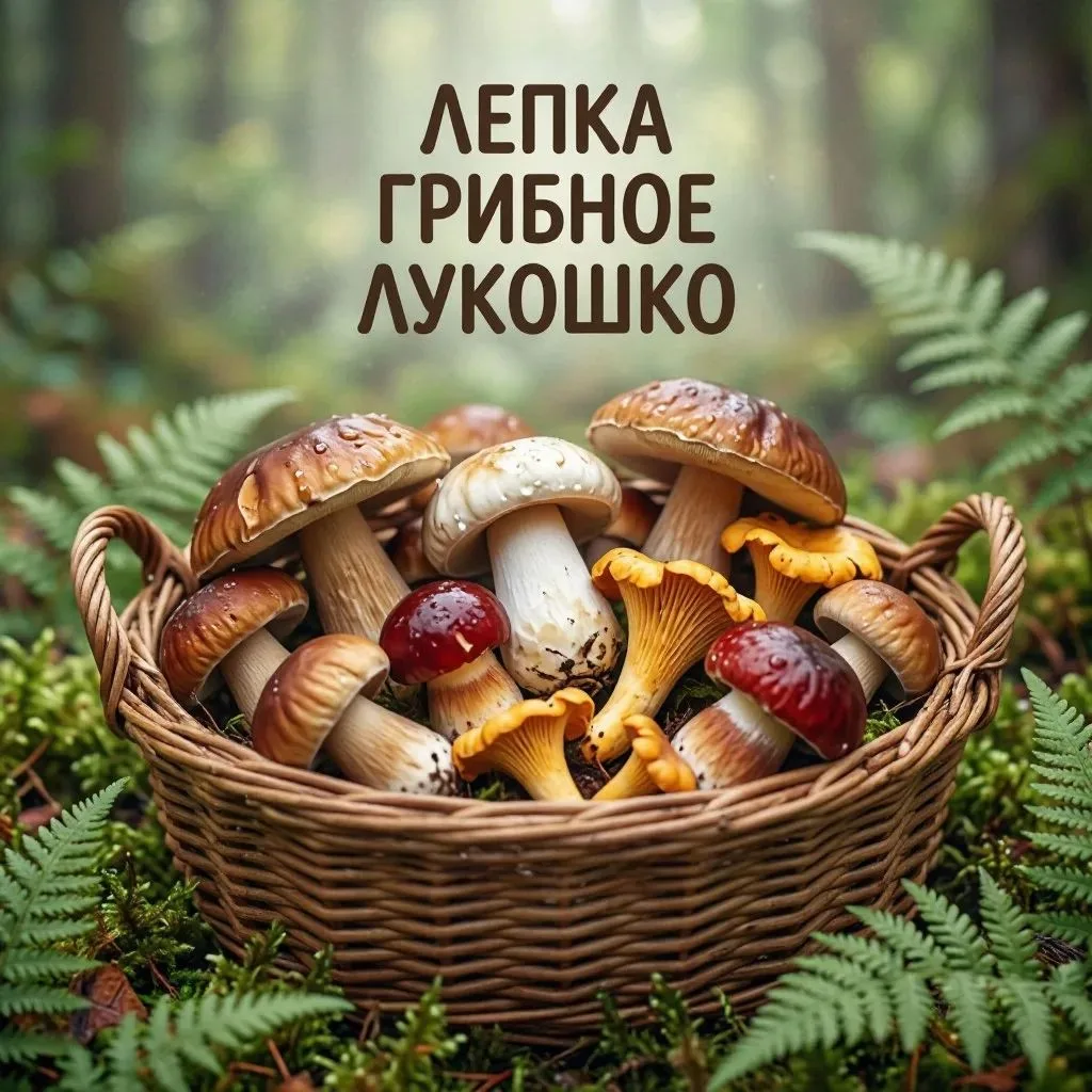🍄 «Грибное лукошко»: как ребята из подготовительной группы лепили осенний урожай.