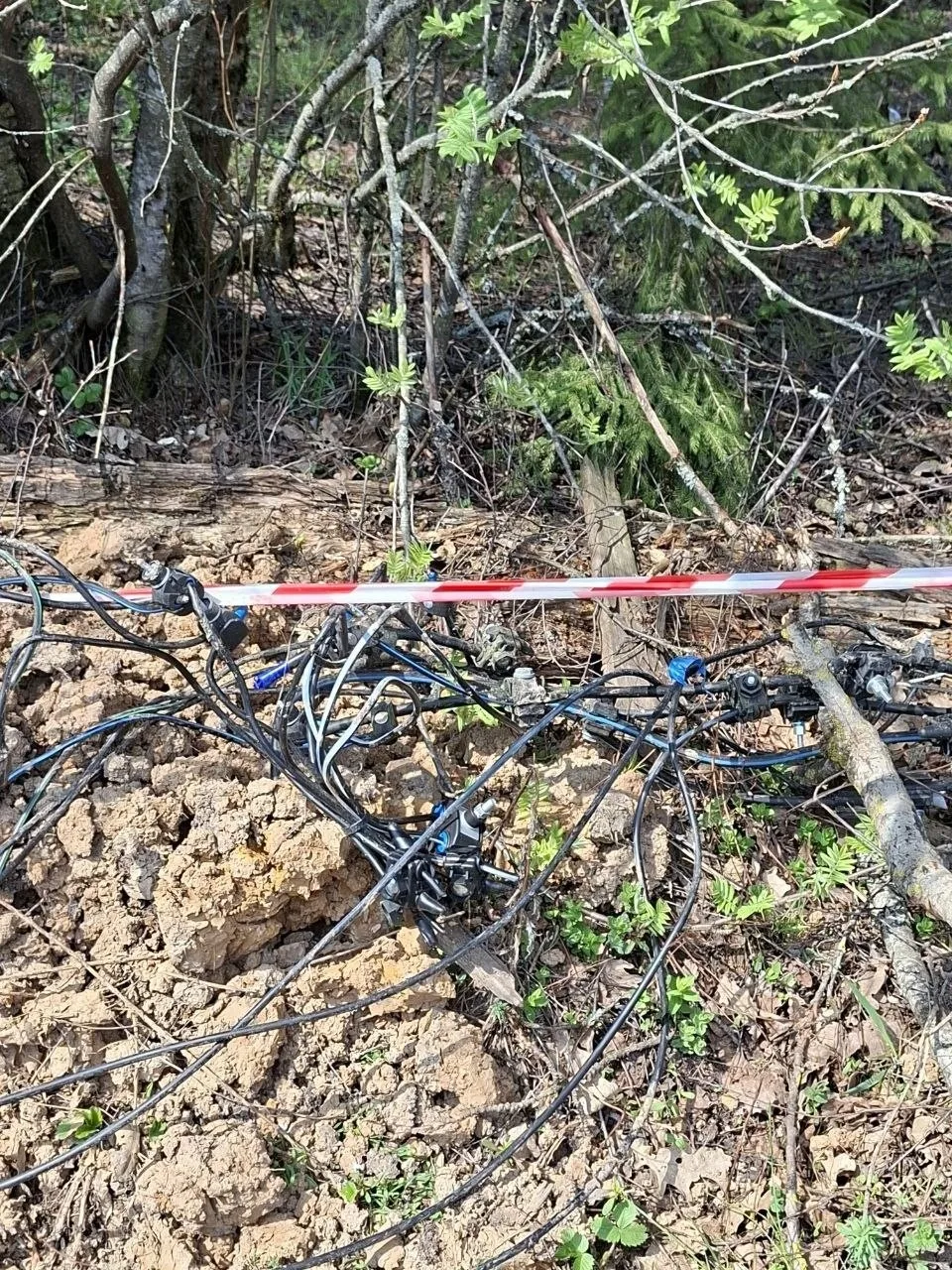 Жители деревни Квашнино Обуховского сельсовета больше недели ходят по проводам под напряжением, кото