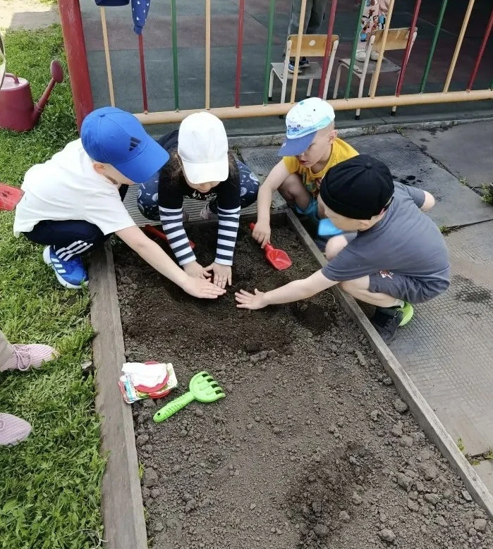 Наконец-то мы посадили огурчики! 🥒