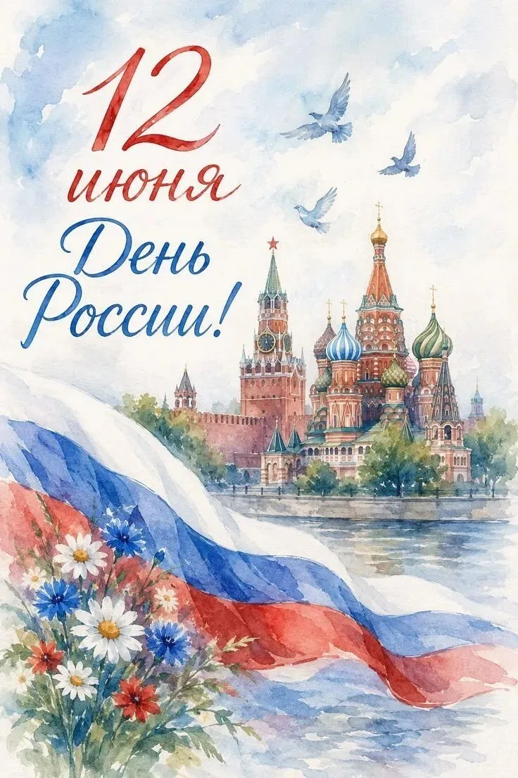 С Днём России!

12 июня мы отмечаем важный государственный праздник — День России. Это день любви и 