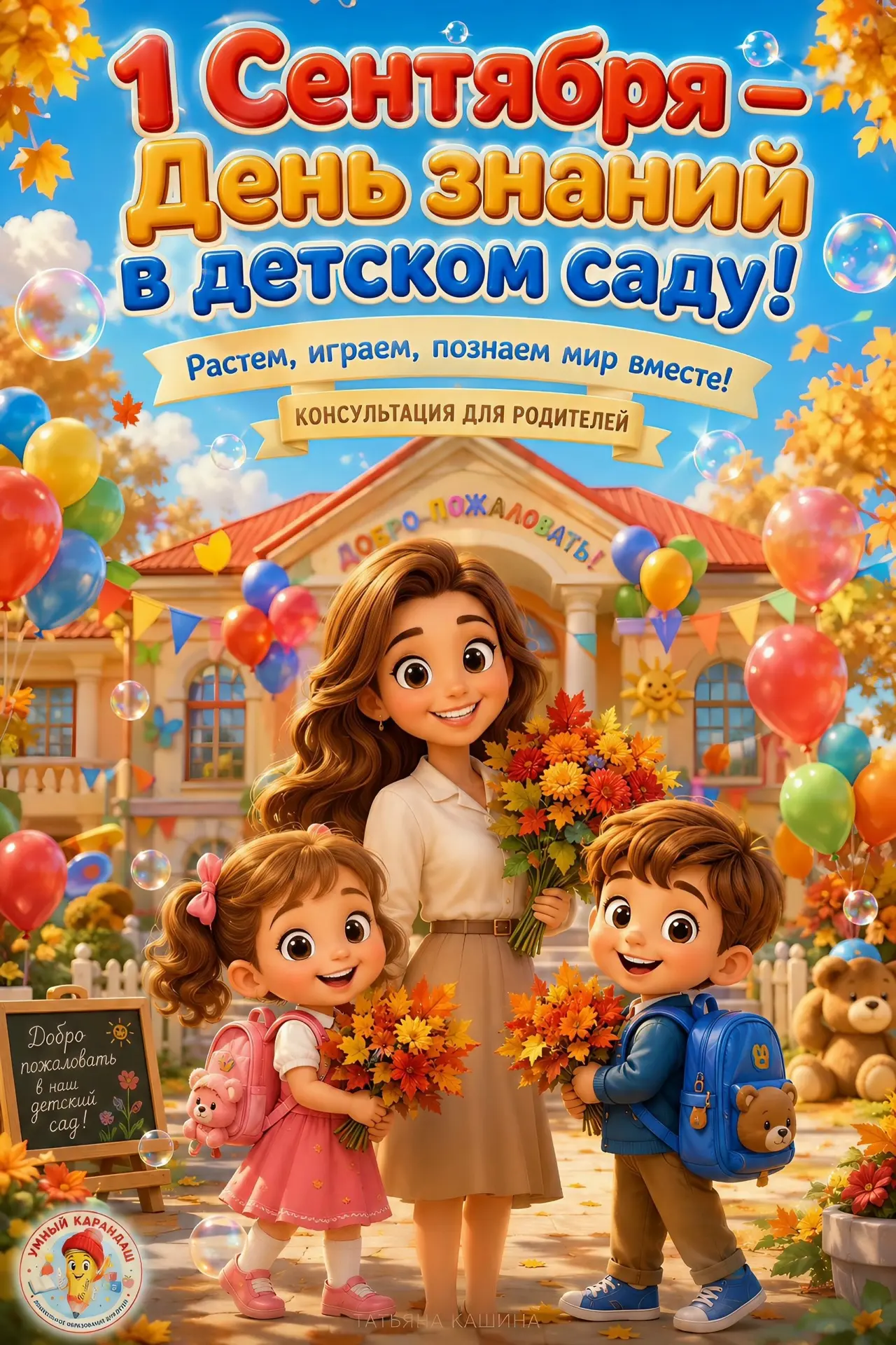 День знаний в детском саду — это не про звонки и учебники, а про первые большие открыти...