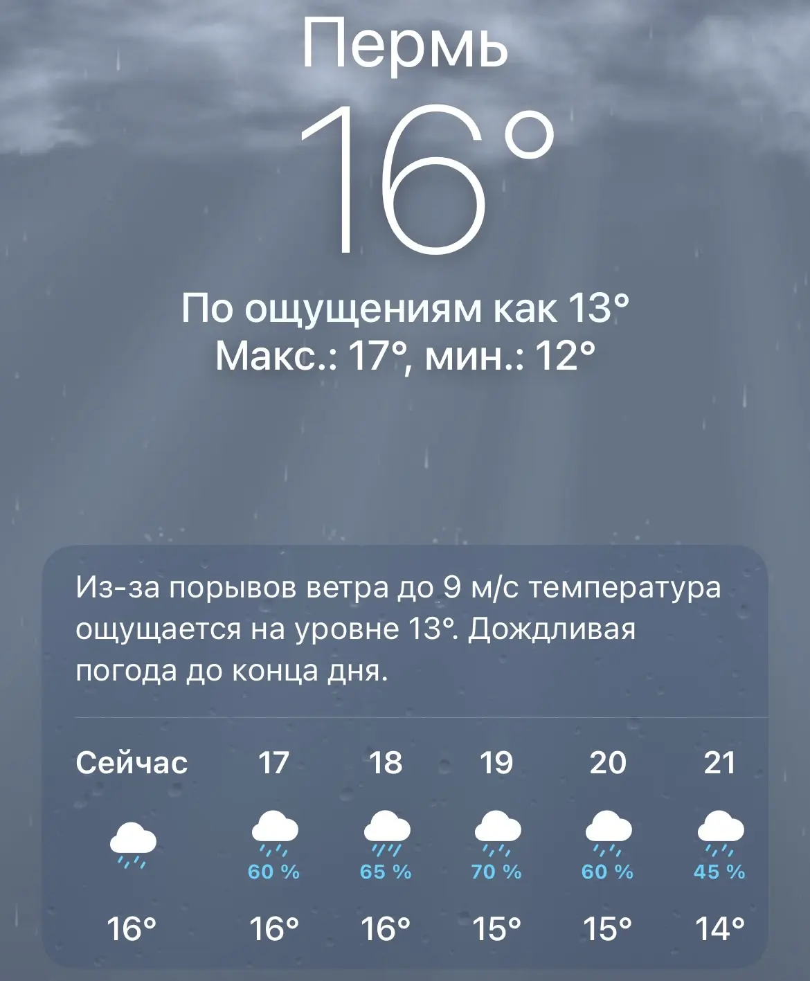 🌧️ Погода сейчас