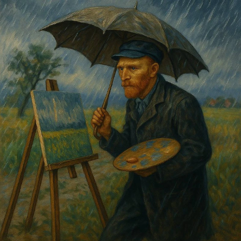 🎨 Зачем Ван Гог писал на улице под дождём и ветром?
