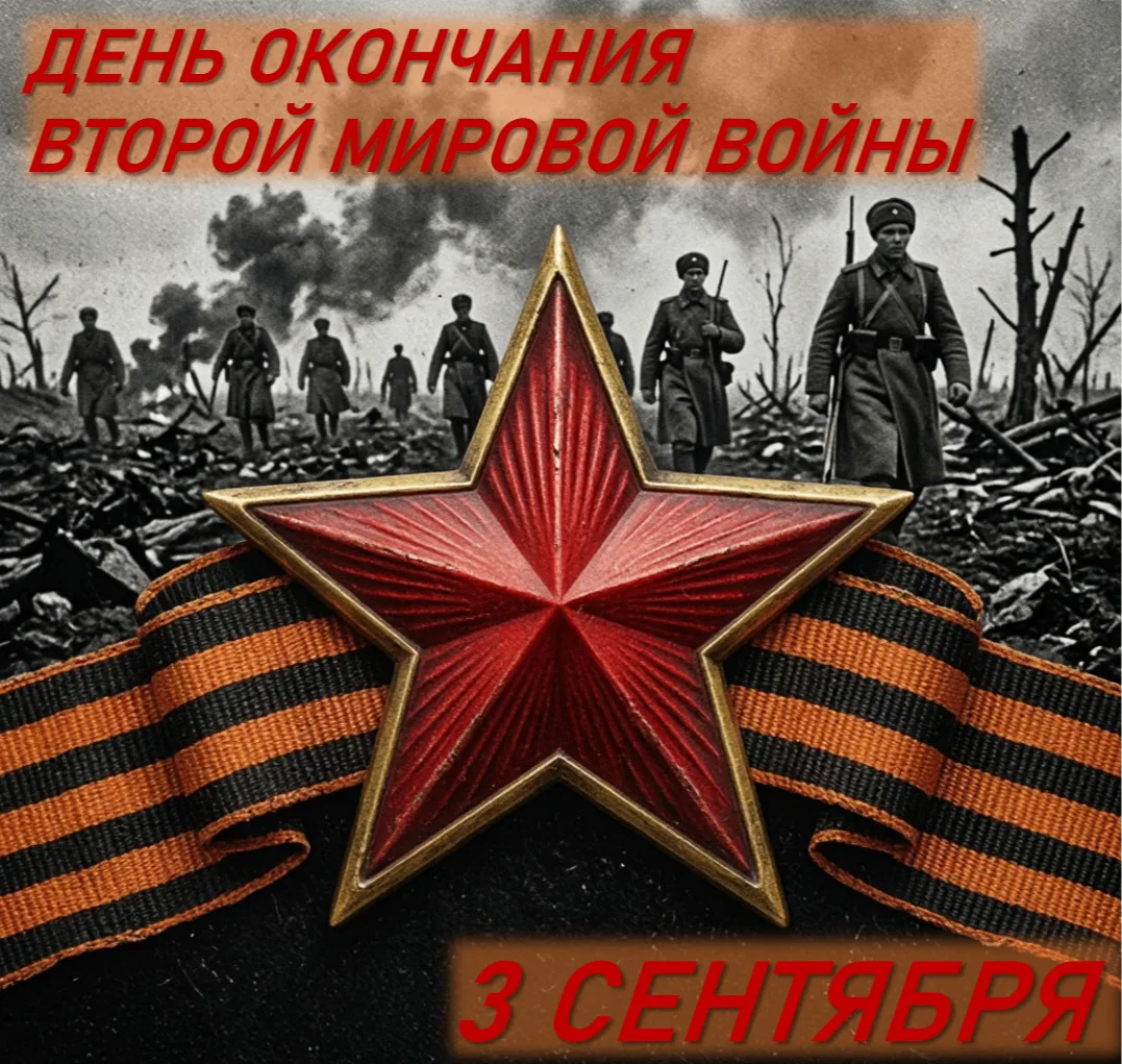 🎖️ 3 сентября — День окончания Второй мировой войны 🎖️Сегодня мы вспоминаем дату, кот...