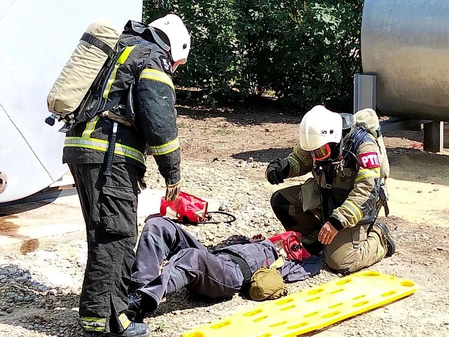 На территории Красногвардейского муниципального округа прошли учения по ликвидации разл...
