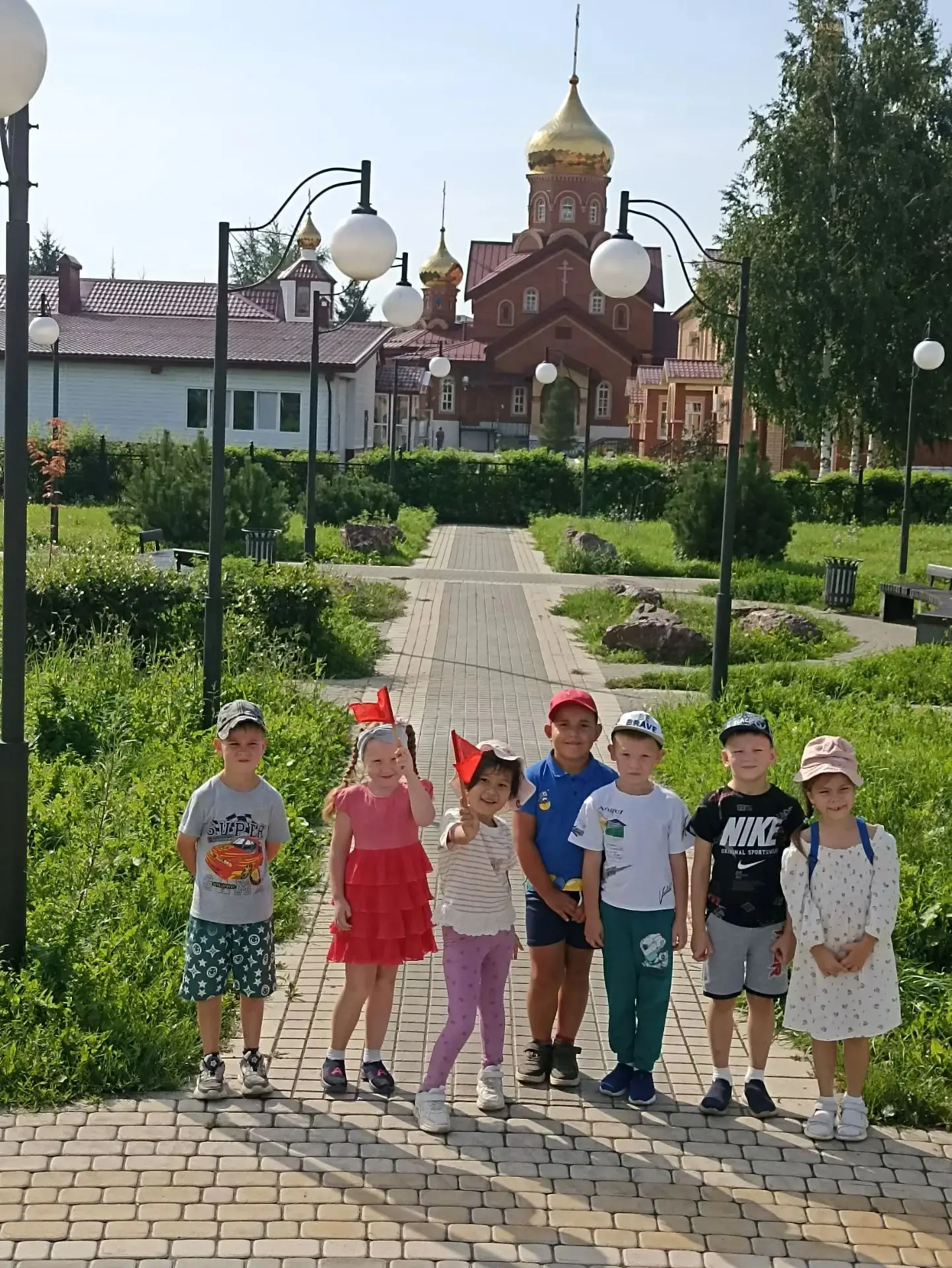 Сегодня воспитанники группы «Морская» отправились на экскурсию в парк «Духовности» — од...