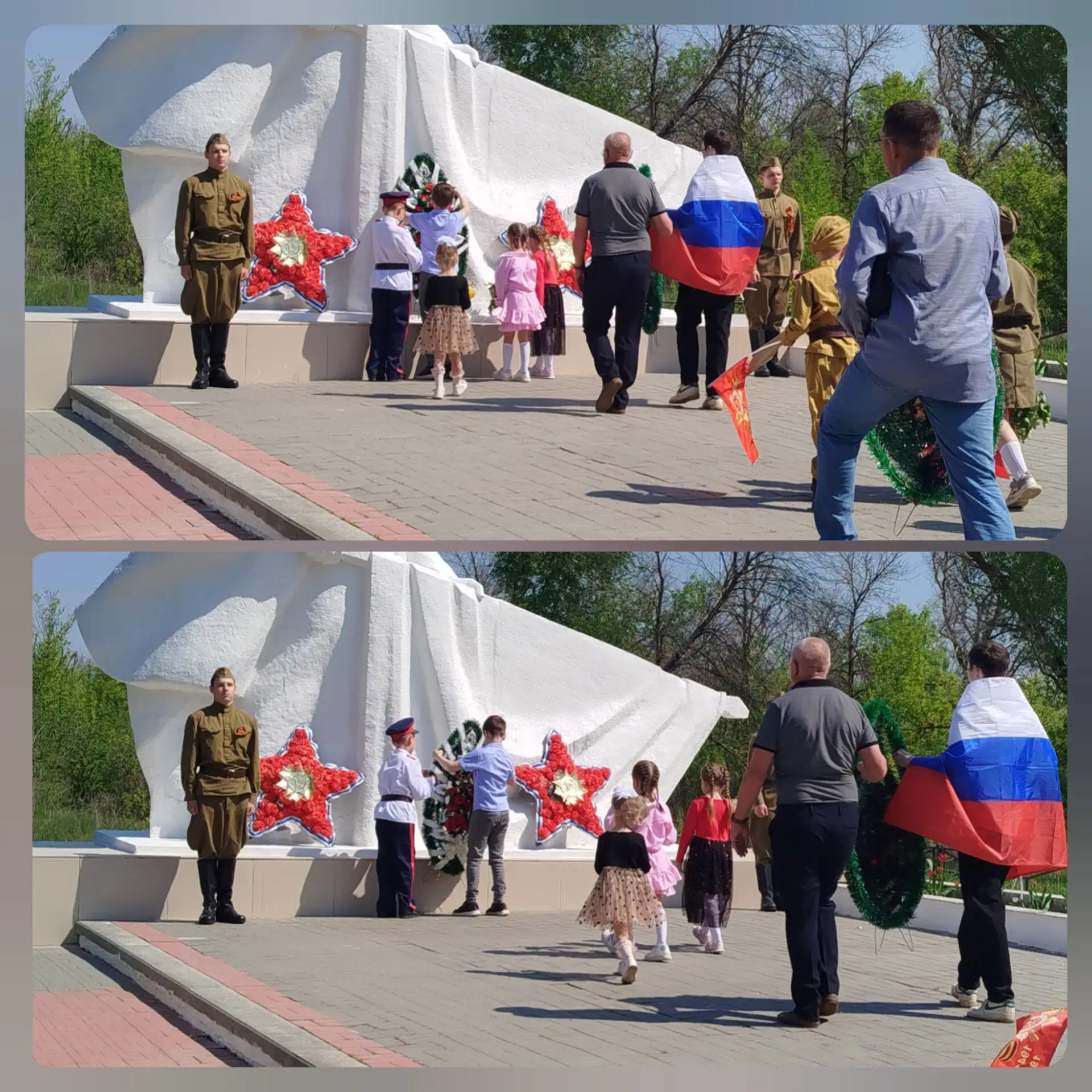 Воспитанники нашего детского сада приняли участие в праздновании 81 годовщины Победы в ...