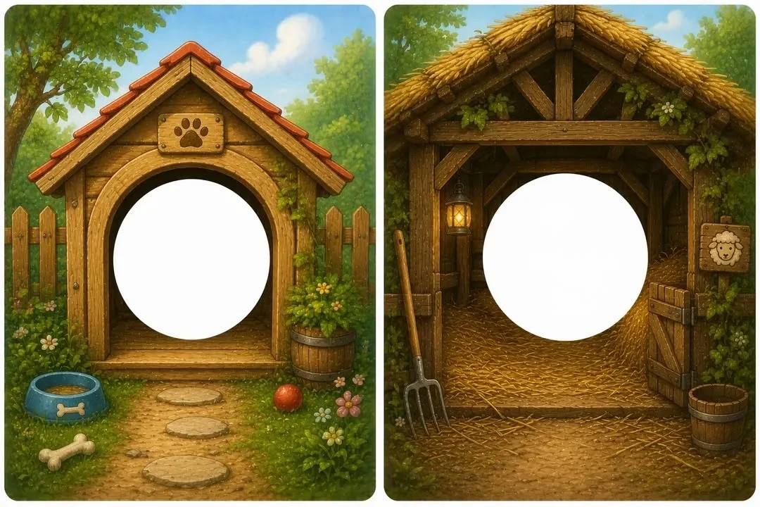 Животные и их домики 🏠