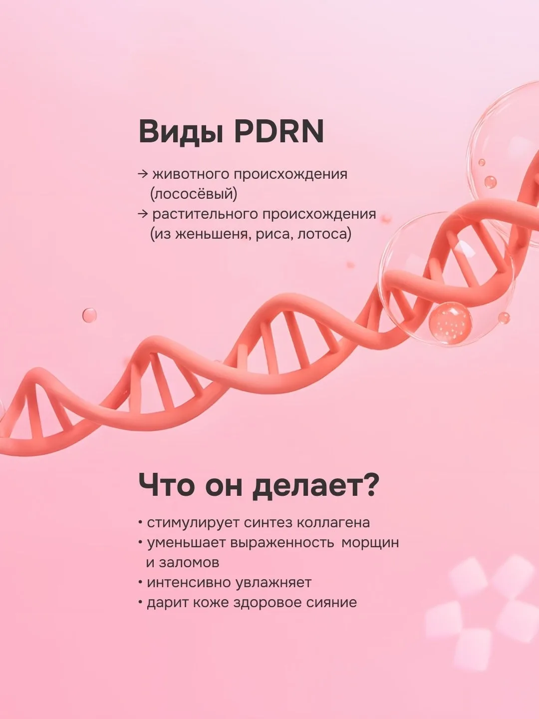 Любимый компонент этого года — PDRN💘  Многие корейские бренды уже выпустили с ним целые линейки прод